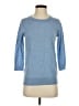 J.Crew 100% Wool Blue 3/4 Sleeve Top Size S - photo 1