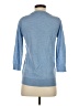 J.Crew 100% Wool Blue 3/4 Sleeve Top Size S - photo 2