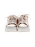 Soludos 100% Leather Metallic Silver Sneakers Size 8 - photo 2