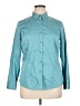 Coldwater Creek Teal Long Sleeve Button-Down Shirt Size 14 - photo 1