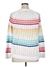 Talbots 100% Cotton Stripes White Pullover Sweater Size XL - photo 2