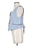 Zara Basic Blue Sleeveless Blouse Size S - photo 5