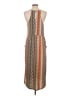 BCBGeneration Paisley Tan Casual Dress Size L - photo 2
