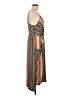 BCBGeneration Paisley Tan Casual Dress Size L - photo 4
