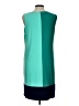 MSK Color Block Teal Casual Dress Size 12 - photo 2