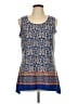 Valerie Stevens Blue Sleeveless Blouse Size L - photo 1
