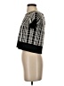 Ali Ro Plaid Black Short Sleeve Turtleneck Size XS - photo 5