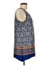 Valerie Stevens Blue Sleeveless Blouse Size L - photo 4