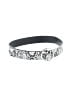 Unbranded Silver Black Belt Size M - photo 1