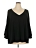 Lane Bryant Black 3/4 Sleeve Top Size 26 - 28 Plus - photo 1
