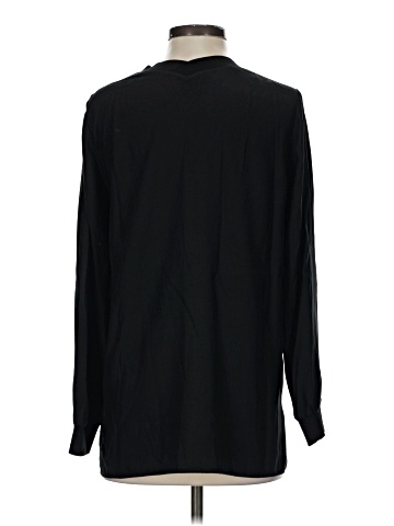 Lafayette 148 New York Long Sleeve Silk Top (view 2)