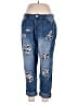 Assorted Brands Animal Print Blue Jeans Size 1X - photo 1