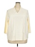 Appleseeds Ivory 3/4 Sleeve Top Size 2X - photo 1