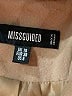 Missguided 100% Polyester Tan Coat Size 6 - photo 6