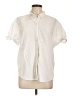 Madewell Ivory Short Sleeve Button-Down Shirt Size L - photo 1
