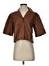 Tibi 100% Polyurethane Brown Blazer Size XS - photo 1