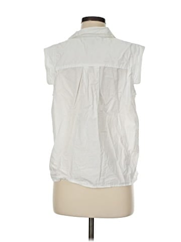 Banana Republic Factory Store Sleeveless Button-Down Shirt (view 2)
