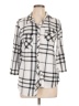 Eden & Olivia Plaid White 3/4 Sleeve Blouse Size M - photo 1