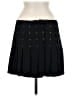 Unbranded Solid Black Casual Skirt Size 8 - photo 2
