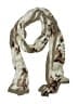 Kashkha Ivory Brown Scarf One size - photo 1