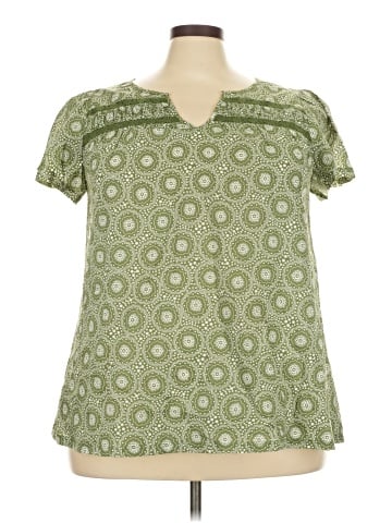 Lane Bryant Short Sleeve Blouse (view 1)