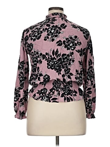 Adrienne Vittadini Long Sleeve Blouse (view 2)