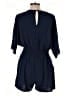 Cupshe 100% Polyester Solid Blue Romper Size L - photo 2