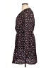 Bar III 100% Polyester Print Brown Casual Dress Size XL - photo 5