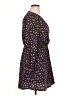Bar III 100% Polyester Print Brown Casual Dress Size XL - photo 4