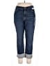 Old Navy Chevron-herringbone Blue Jeans Size 16 - photo 1