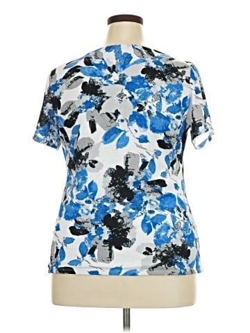 Alfani Short Sleeve Blouse (view 2)