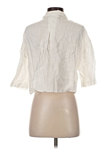 H&M 3/4 Sleeve Button-Down Shirt (view 2)