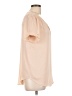 DR2 100% Polyester Tan Short Sleeve Blouse Size M - photo 4