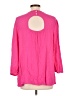 Cato 100% Rayon Pink 3/4 Sleeve Blouse Size L - photo 2