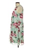 Echo 100% Polyester Floral Green Casual Dress Size 10 - photo 5