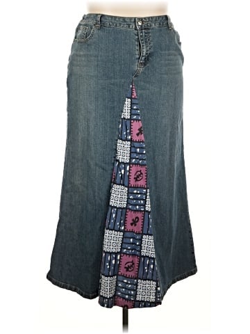 ASHRO Denim Skirt (view 1)