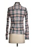 J.Crew 100% Cotton Plaid Teal Long Sleeve Button-Down Shirt Size 0 - photo 2