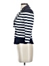 White House Black Market Stripes Blue Jacket Size 2 - photo 5