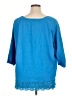 Ellos Blue 3/4 Sleeve T-Shirt Size 1X - photo 2