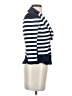 White House Black Market Stripes Blue Jacket Size 2 - photo 4