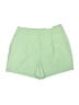 Nine West Solid Green Shorts Size 8 - photo 1