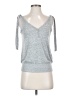 Gap Silver 3/4 Sleeve Top Size S (tall) - photo 1