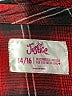 Justice Plaid Red Long Sleeve Button-Down Shirt Size 14 - photo 3