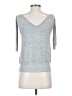 Gap Silver 3/4 Sleeve Top Size S (tall) - photo 2