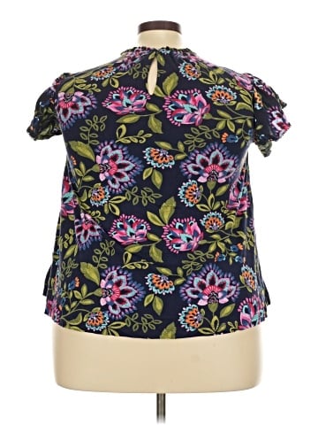 Lane Bryant Short Sleeve Blouse (view 2)