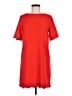 Monteau Solid Red Casual Dress Size M - photo 1