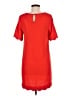 Monteau Solid Red Casual Dress Size M - photo 2