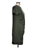 AVLN Studio Solid Green Casual Dress Size L - photo 4