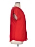 INC International Concepts 100% Polyester Red Short Sleeve Blouse Size XL - photo 4