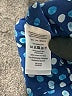 DKNY 100% Polyester Polka Dots Blue Long Sleeve Blouse Size M - photo 8